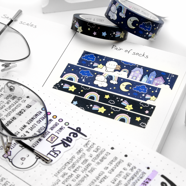 Bedtime Stories Vol.3 Beanie washi- LIMITED STOCK! LIMIT: 2/order