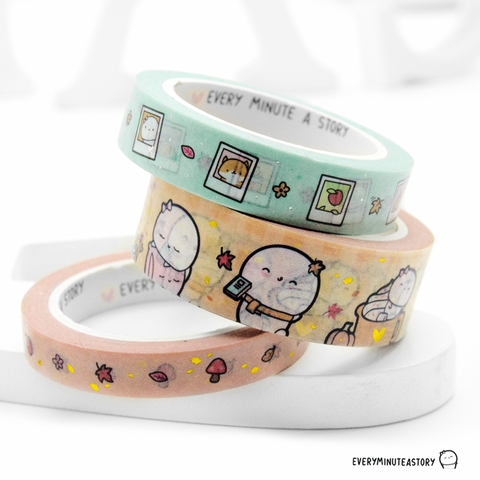 Little pumpkins washi Set of 3 | LIMITED STOCK! LIMIT: 1/order