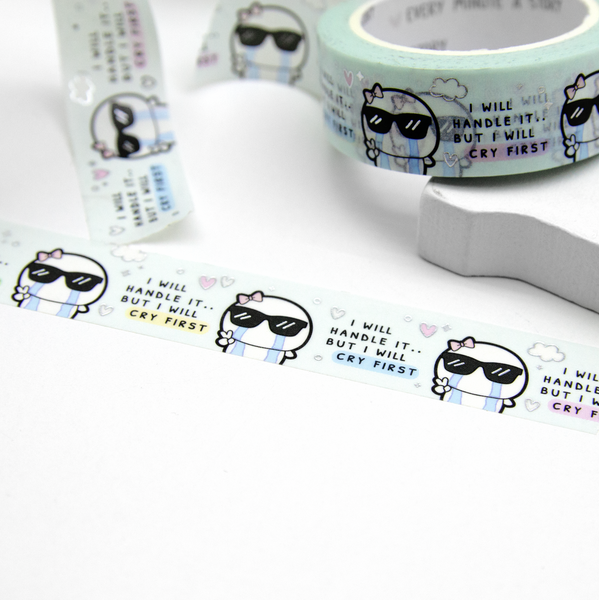 I will cry first Beanie washi - Limit 2/order