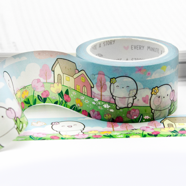 Chasing floral dreams wide washi -Limited stock, limit 2/order