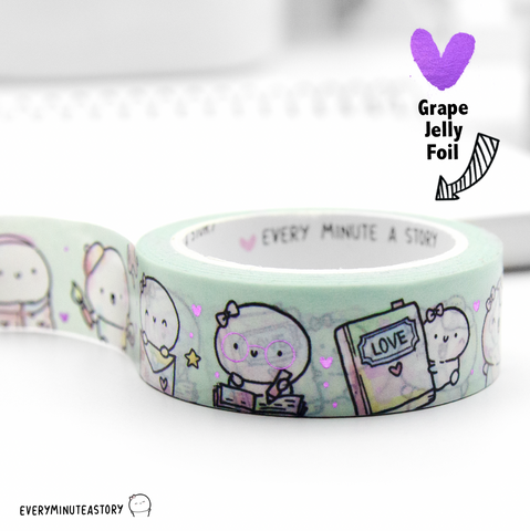 Inktober 2023 Beanie washi -grape jelly foil | LIMITED STOCK! LIMIT: 2/order