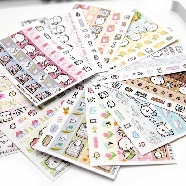 2027 matching washi strips set