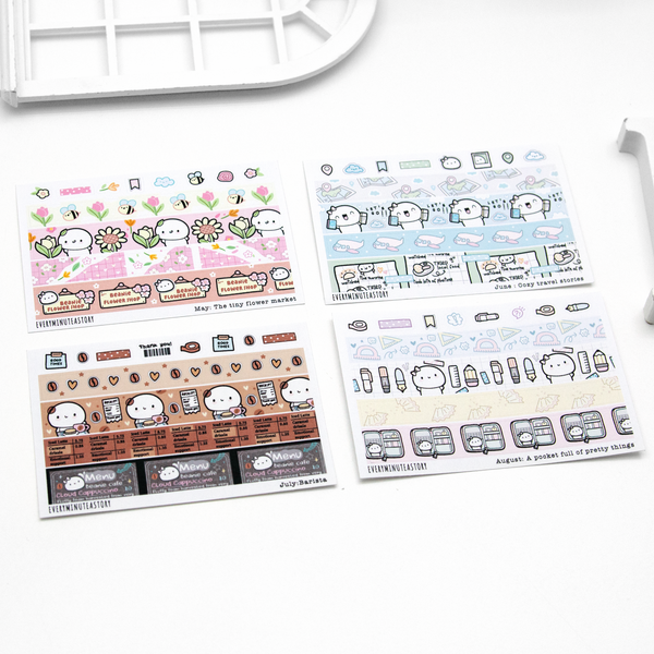 2027 matching washi strips set