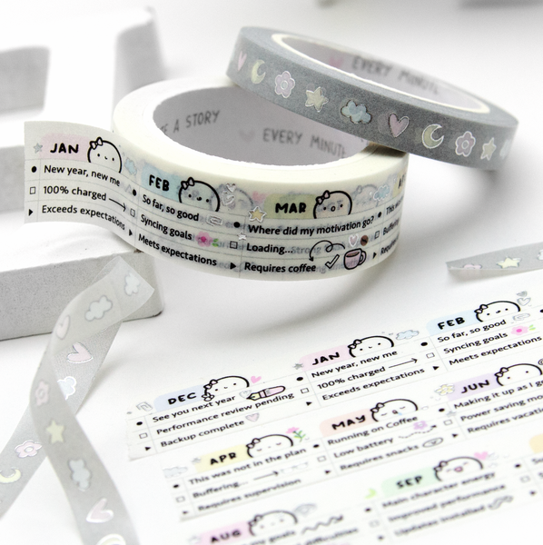 Planner girl's annual report, 2027 washi - Limited Stock, limit 2/order