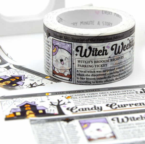 Witch weekly wide washi, halloween - Limited Stock, limit 2/order