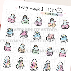 Positive potions stickers