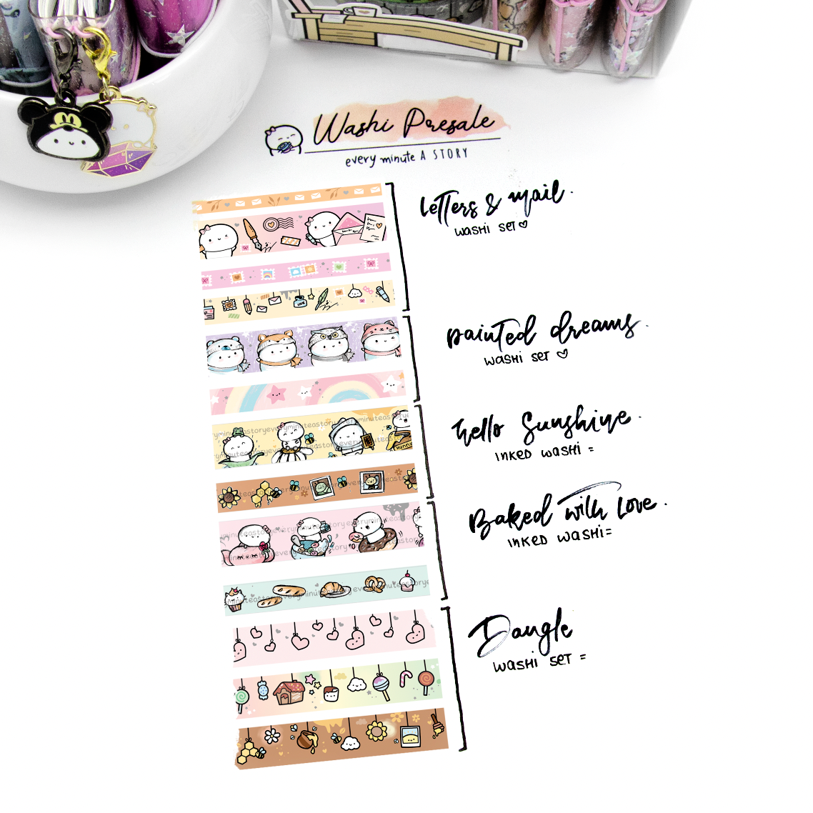 PRE-SALE! "Buy it all" pre-sale washi | All 5 pre-sale washi sets | One per order limit!