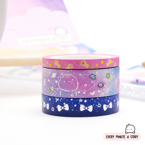 Beanie Constellation washi set of 3- LOW STOCK | LIMIT 3 sets/order