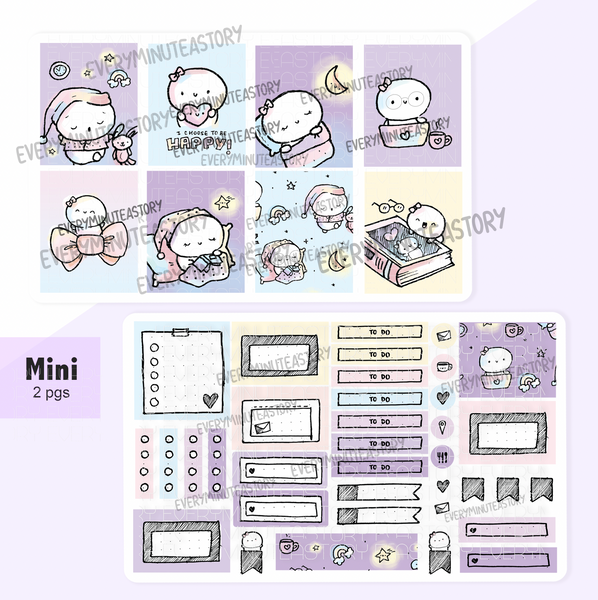 Bedtime stories inktober mini kit