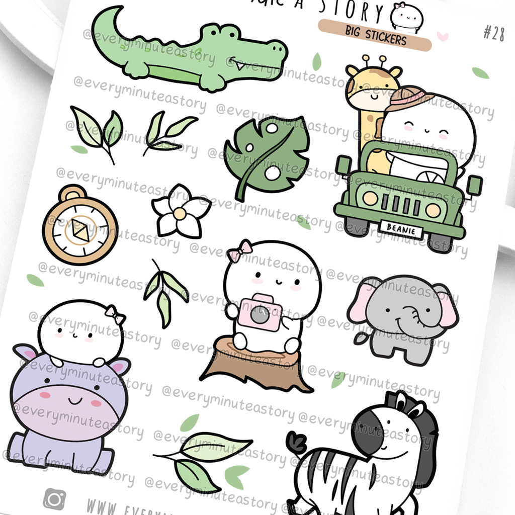 Large Wild Sticker Into the wild- big stickers- Low Stock! – Every Minute A Story