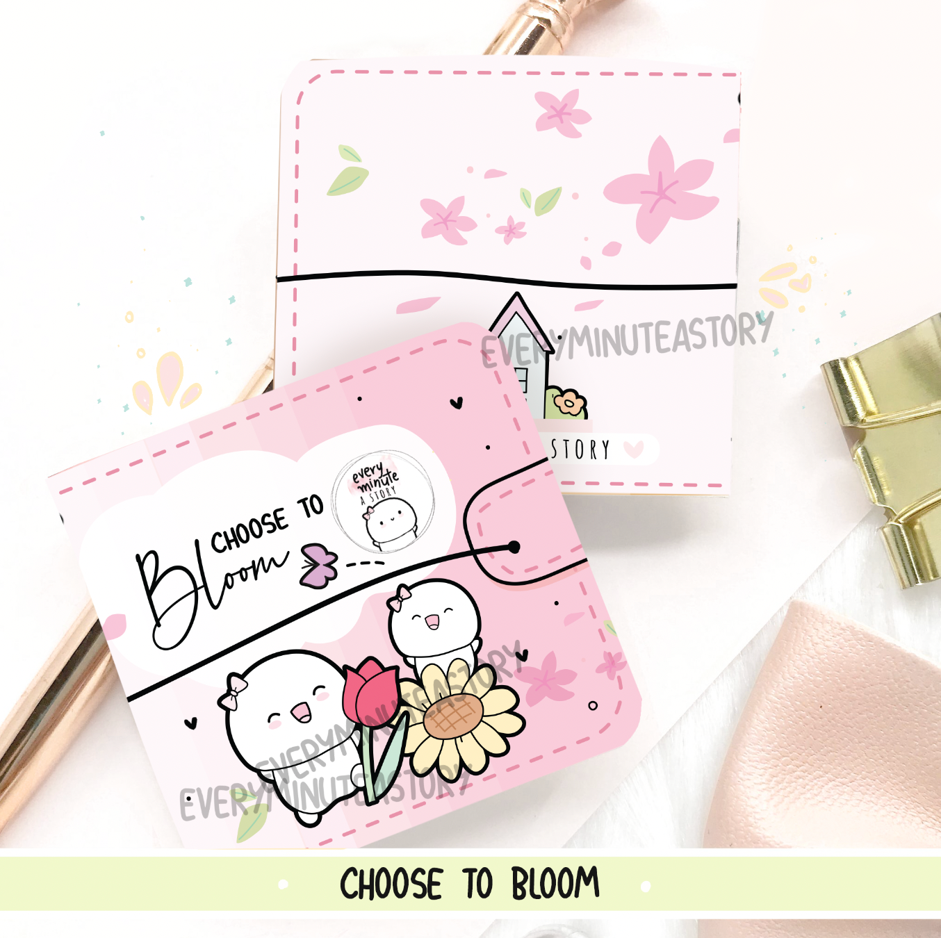 Choose to bloom Sticker book and Jelly cover add on