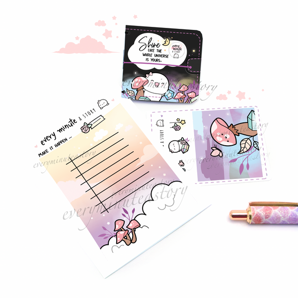'Shine' crystal forest sticker book and Jelly cover add on- LOW STOCK!