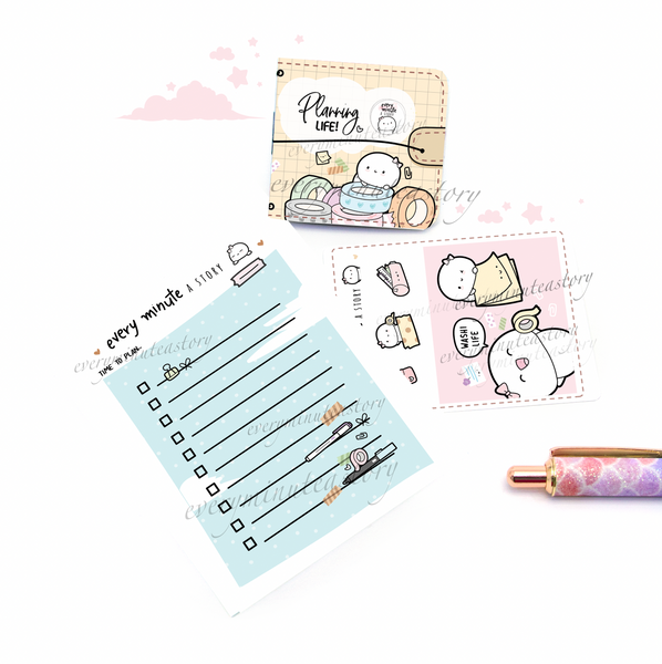 Planning Life Sticker book and Jelly cover add on- LOW STOCK!