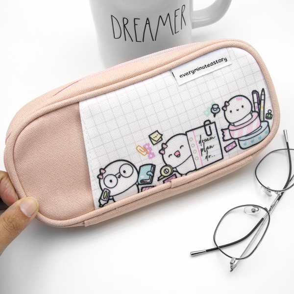 Planning time pencil pouch, large capacity | LOW STOCK! Limit 2/order