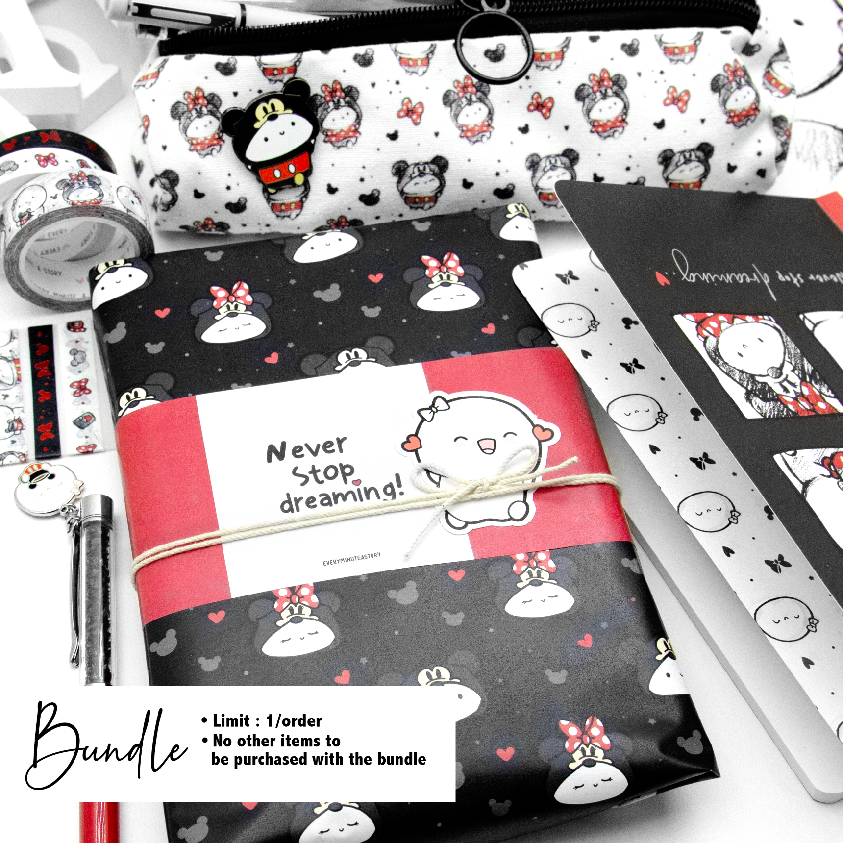 Never Stop dreaming bundle | mickey minnie | LIMITED STOCK!! One per order LIMIT!