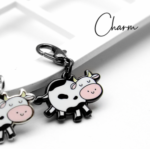 Moo moo- cow hard enamel charms - LOW STOCK!
