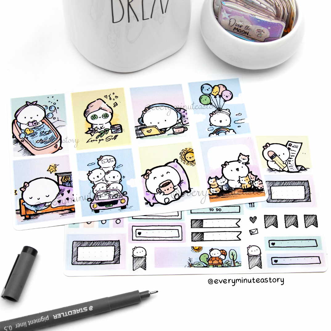 Inktober 2020 hand-drawn kit- mini kit