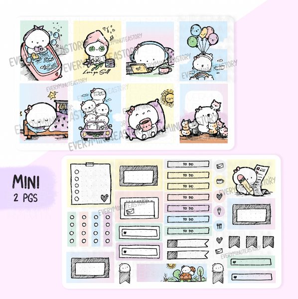 Inktober 2020 hand-drawn kit- mini kit