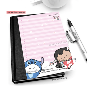 Lilo and Stitch notepad -LOW STOCK!