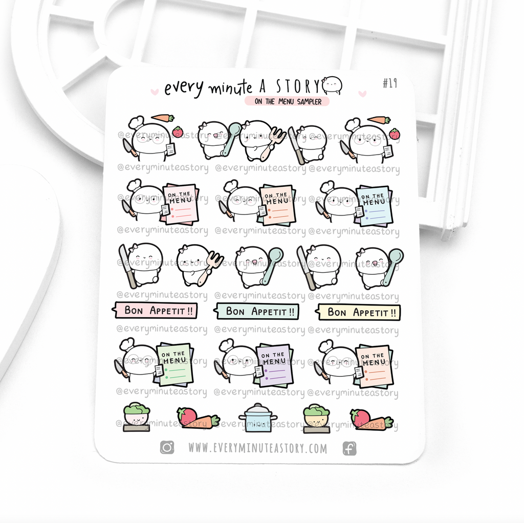 Menu Pinterest Sticker On the menu stickers – Every Minute A Story