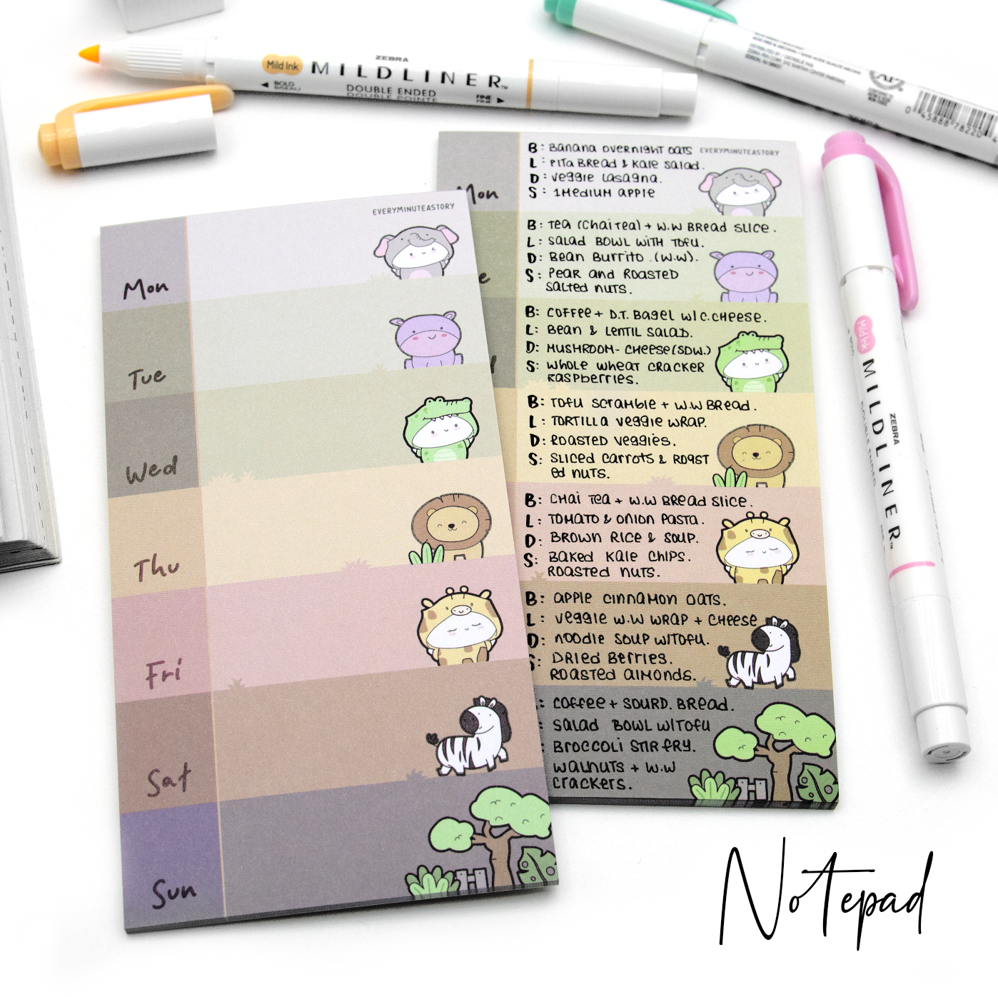 The great wild somewhere weekly notepad- LOW STOCK!