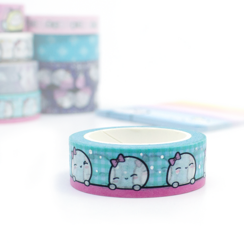 Limited Stock! Beanie silver foil pool washi-LOW STOCK!