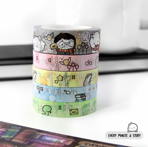 Mischief Managed Beanie Washi Set of 5, silver foil | LOW STOCK!