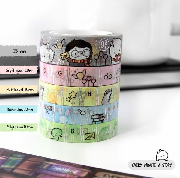 Mischief Managed Beanie Washi Set of 5, silver foil | LOW STOCK!